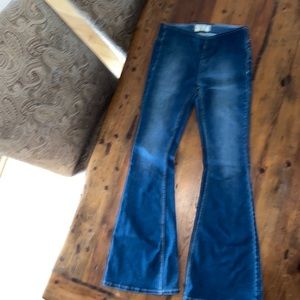 Free People Penny Pull On Flare Jeans Size 27